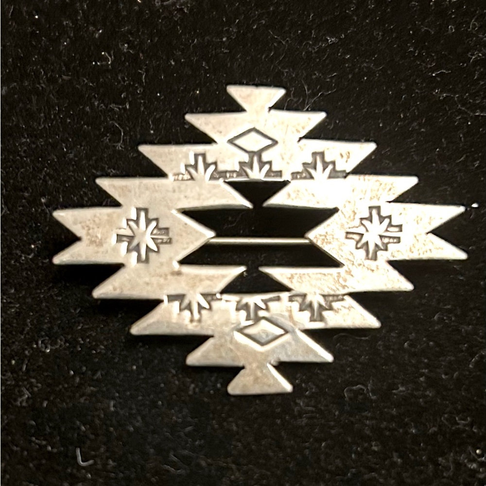 Navajo Sterling Brooch